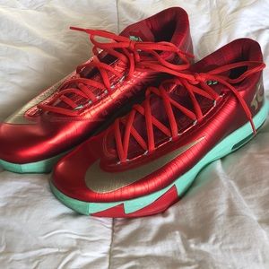 MEN NIKE KD 6 CHRISTMAS SHOES